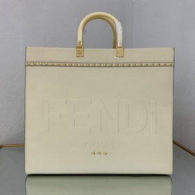 FENDI Новая модель большая сумка с двумя ручками, жесткий органи