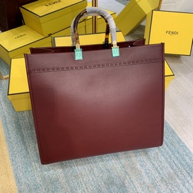 Сумка FENDI Большая Бежевый Средний размер Ручки с перфорацией Т