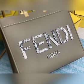 Сумка FENDI Новая модель Большая сумка с двумя ручками Твердый о