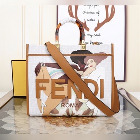 Сумка FENDI Сумка с моднымиллюстрациями художников из весенне-ле