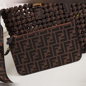 FENDI Новая сумка среднего размера из серии FF Tote, полностью р