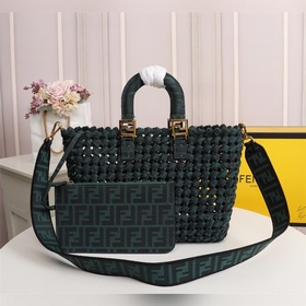 FENDI Новая сумка среднего размера из серии FF Tote, полностью р