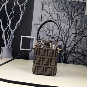 FENDI Мини-сумка с тиснением из кожи бычка, вдохновленная дизайно