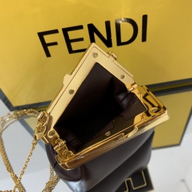 FENDI Мини-размер, кофейный цвет Новая модель First Первая модел