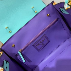 FENDI В большом количестве светло-голубой барочный узор в сочета