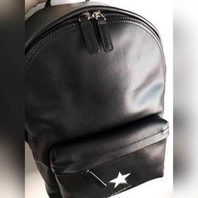 Givenchy Кожаный рюкзак (белая звезда) Первый слой кожи, высокок