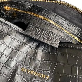 Givenchy Кожа с тиснением под кожу крокодила, золотая фурнитура,