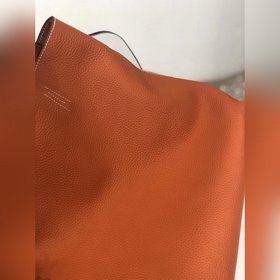 Hermès Двусторонняя сумка, которую можно сгибать как угодно. Кож