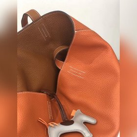 Hermès Двусторонняя сумка, которую можно сгибать как угодно. Кож
