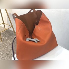 Hermès Двусторонняя сумка, которую можно сгибать как угодно. Кож