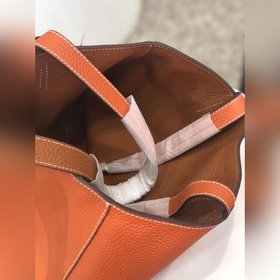 Hermès Двусторонняя сумка, которую можно сгибать как угодно. Кож