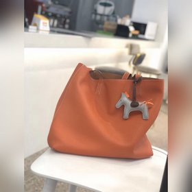 Hermès Двусторонняя сумка, которую можно сгибать как угодно. Кож