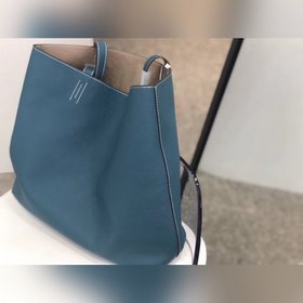 Hermès Двусторонняя сумка, которую можно сгибать как угодно. Кож