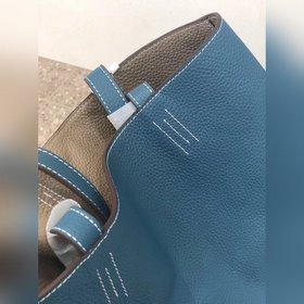 Hermès Двусторонняя сумка, которую можно сгибать как угодно. Кож