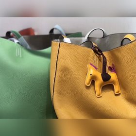Hermès Двусторонняя сумка, которую можно сгибать как угодно. Кож
