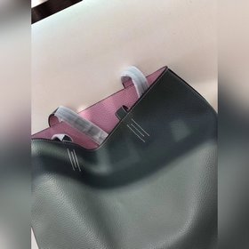 Hermès Двусторонняя сумка, которую можно сгибать как угодно. Кож