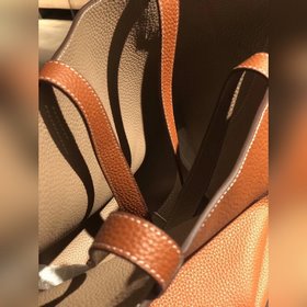 Hermès Двусторонняя сумка, которую можно сгибать как угодно. Кож
