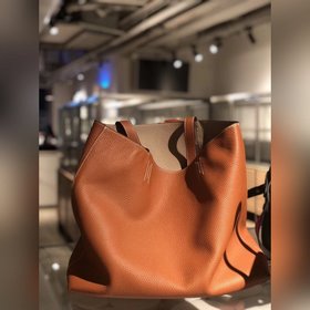 Hermès Двусторонняя сумка, которую можно сгибать как угодно. Кож