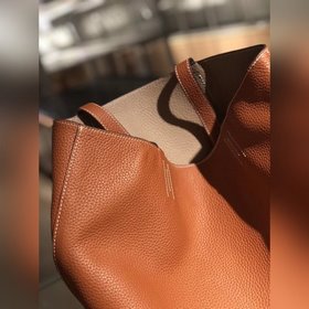 Hermès Двусторонняя сумка, которую можно сгибать как угодно. Кож