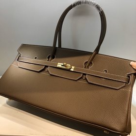 Hermes, земляный цвет, одноплечевая сумка, кожа на заказ, , высок