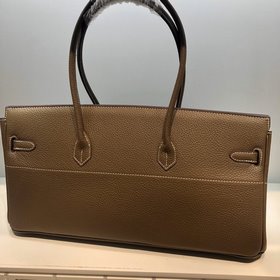 Hermes, земляный цвет, одноплечевая сумка, кожа на заказ, , высок