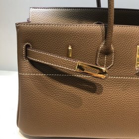 Hermes, земляный цвет, одноплечевая сумка, кожа на заказ, , высок