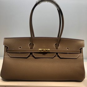 Hermes, земляный цвет, одноплечевая сумка, кожа на заказ, , высок