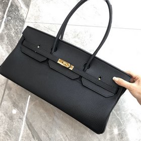 Hermès Черный одноплечевой рюкзак &amp;nbsp;сумка Кожа на заказ [
