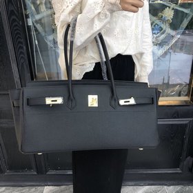 Hermès Черный одноплечевой рюкзак &nbsp;сумка Кожа на заказ [