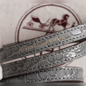 Hermès Kelly второго поколения с крокодиловым узором, идеальная ф