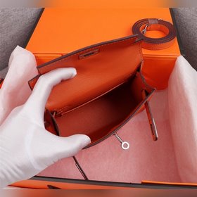 Hermès (золотая и серебряная застежка) Kelly Mini cm второго поко