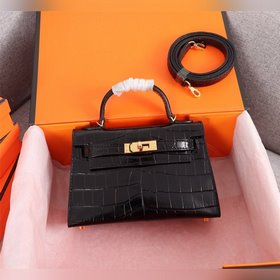 Hermes второе поколение с крокодиловым узором, идеальная форма, м