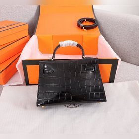 Hermes второе поколение с крокодиловым узором, идеальная форма, м