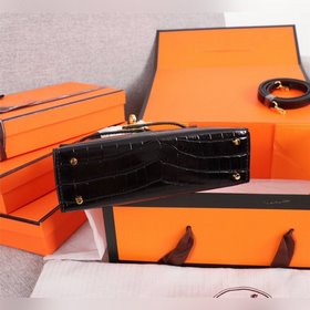 Hermes второе поколение с крокодиловым узором, идеальная форма, м