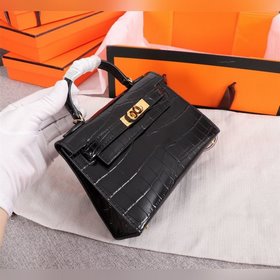 Hermes второе поколение с крокодиловым узором, идеальная форма, м