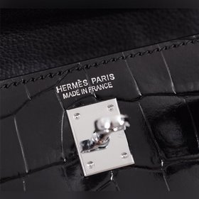 Hermès второго поколения с крокодиловым узором, идеальная форма, 