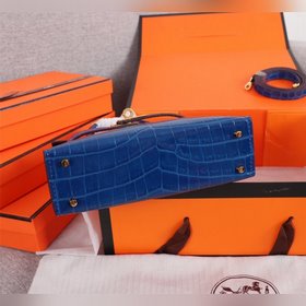 Hermes второе поколение с крокодиловым узором, идеальная форма, м