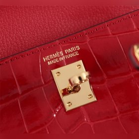 Hermes второе поколение с крокодиловым узором, идеальная форма, м