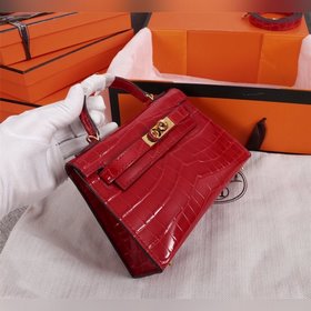 Hermes второе поколение с крокодиловым узором, идеальная форма, м