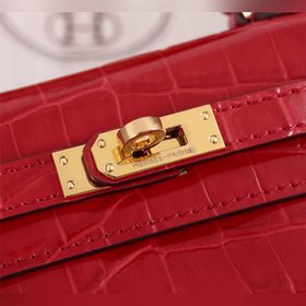 Hermes второе поколение с крокодиловым узором, идеальная форма, м