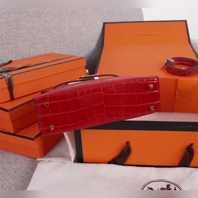 Hermes второе поколение с крокодиловым узором, идеальная форма, м