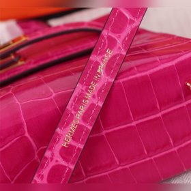 Hermes второе поколение с крокодиловым узором, идеальная форма, м