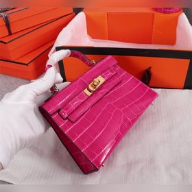 Hermes второе поколение с крокодиловым узором, идеальная форма, м