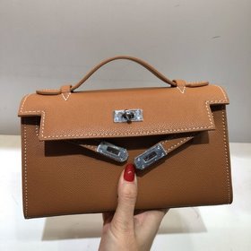 Hermès Новая модель Kelly Импортная кожа с отпечатками ладоней, 