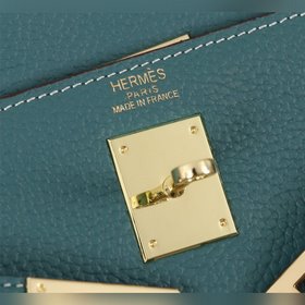 Hermès {Серебряная пряжка} Сумка Kelly Три размера： 25 см, 28 см,