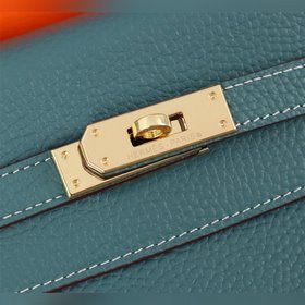 Hermès {Серебряная пряжка} Сумка Kelly Три размера： 25 см, 28 см,