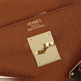 Hermès {Золотая застежка} Сумка Kelly в трех размерах： 25 см, 28 