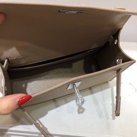 Hermès Новая модель Kelly &nbsp;Импортная кожа с отпечатками 