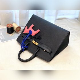 Hermès Новые продукты &nbsp;Черный С внешними швами Birkin 25