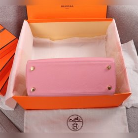 Hermès {Sakura Pink Gold Buckle} Сумка Kelly Princess Три размер